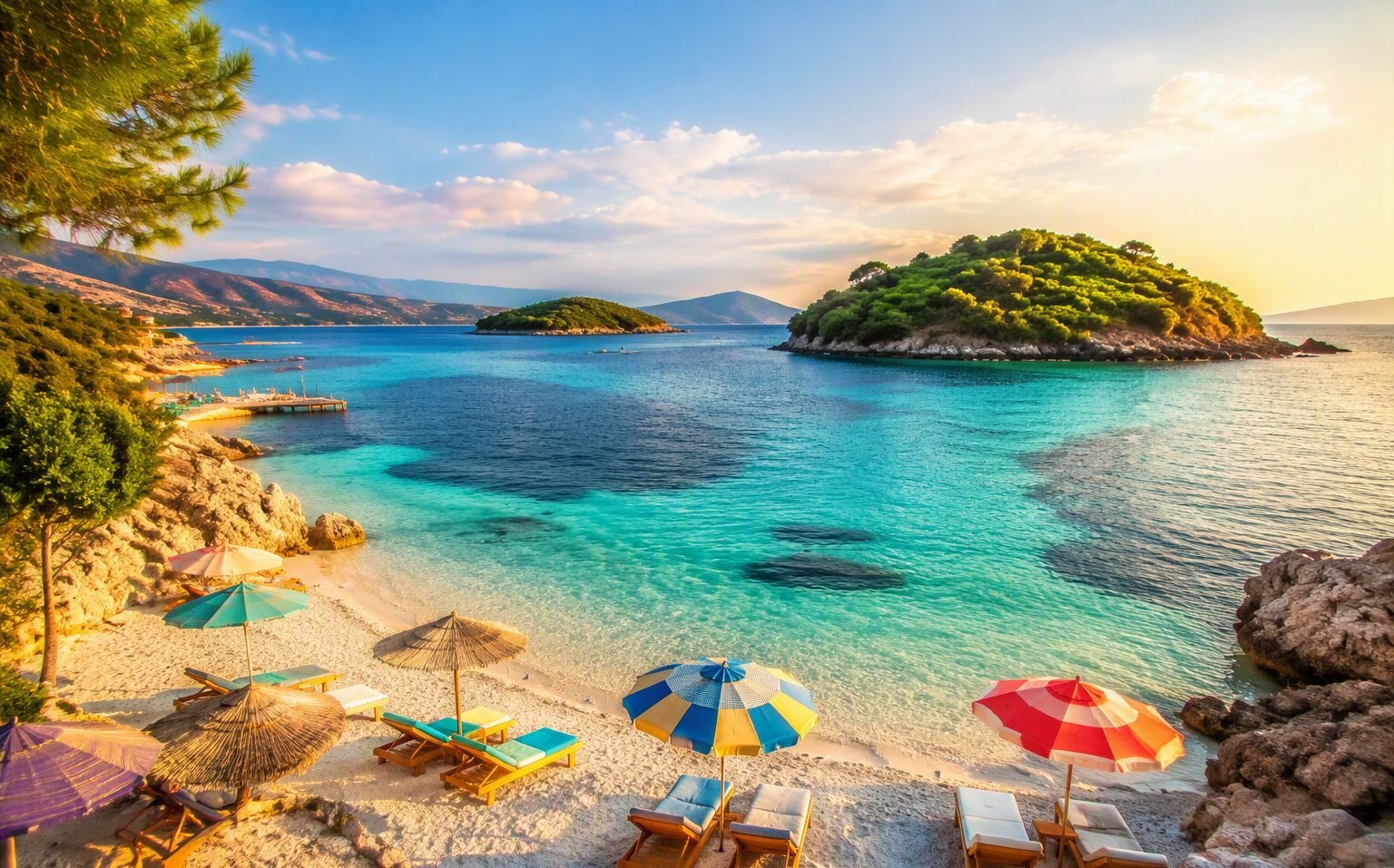 Le spiagge di Ksamil: la mappa onesta
